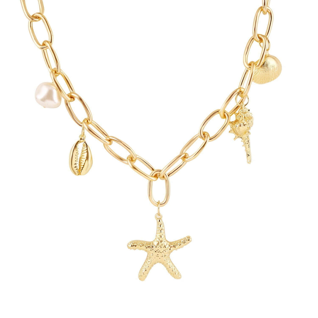 Starfish Shell Conch Necklace-DESTINY