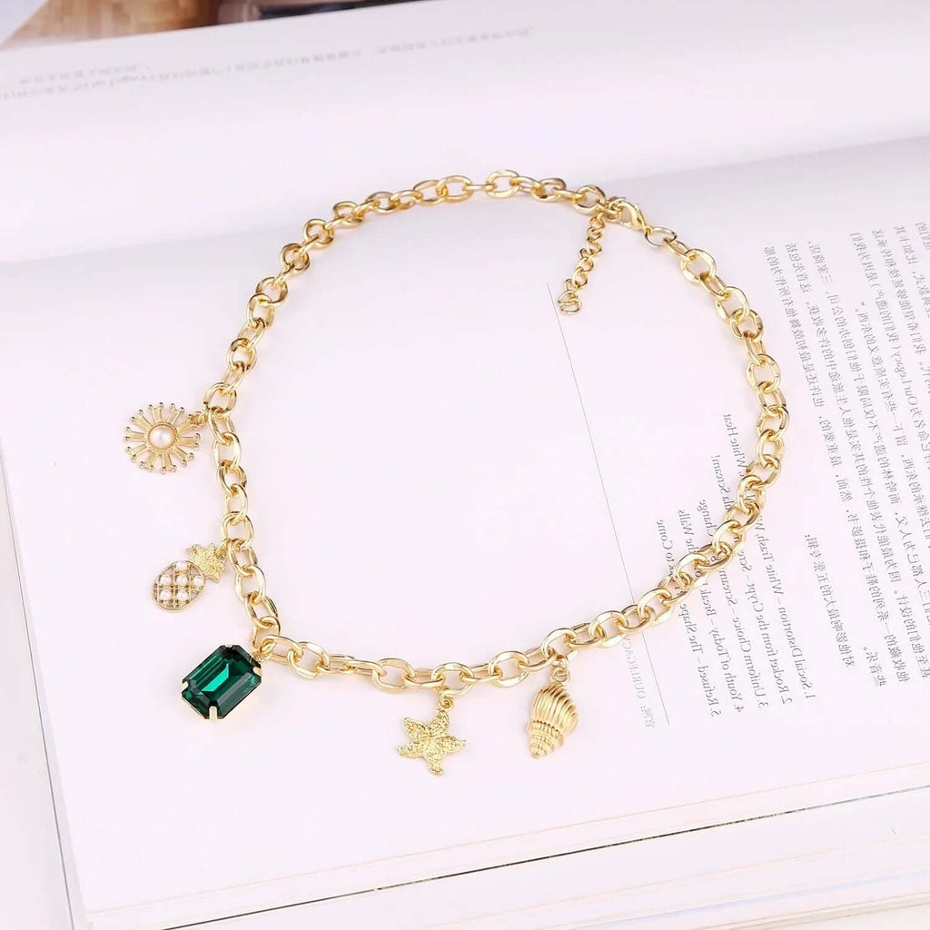 Starfish Shell Conch Necklace-DESTINY