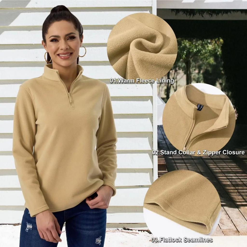 Comfortable jacket with a short zip, ideal for activities, fleece - High-quality craftsmanship for durability - Lightweight and breathable material-DESTINY