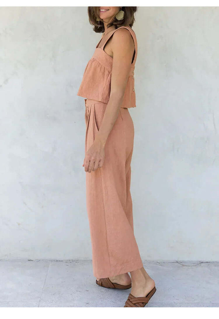 Chic Ruffle 2 piecs Set-DESTINY