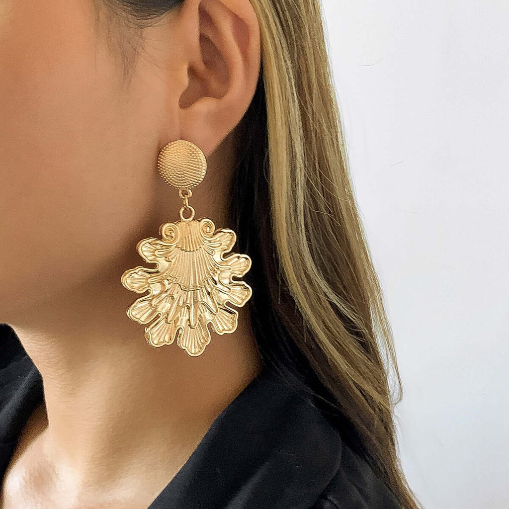 Fashion personality goldfish earrings-DESTINY