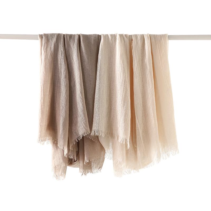 Soft Linen Texture Scarf-DESTINY
