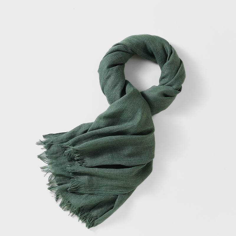 Soft Linen Texture Scarf-DESTINY