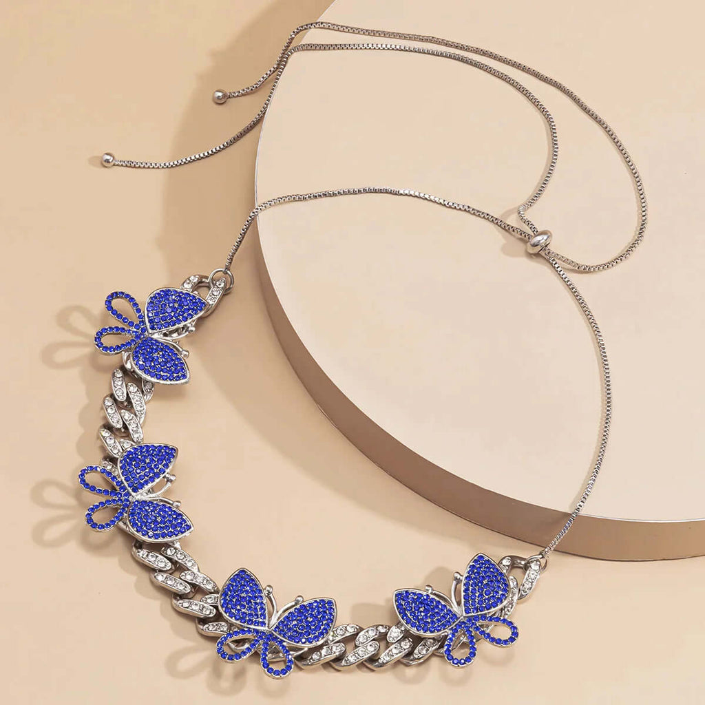 Fashion Butterfly Color Necklace-DESTINY