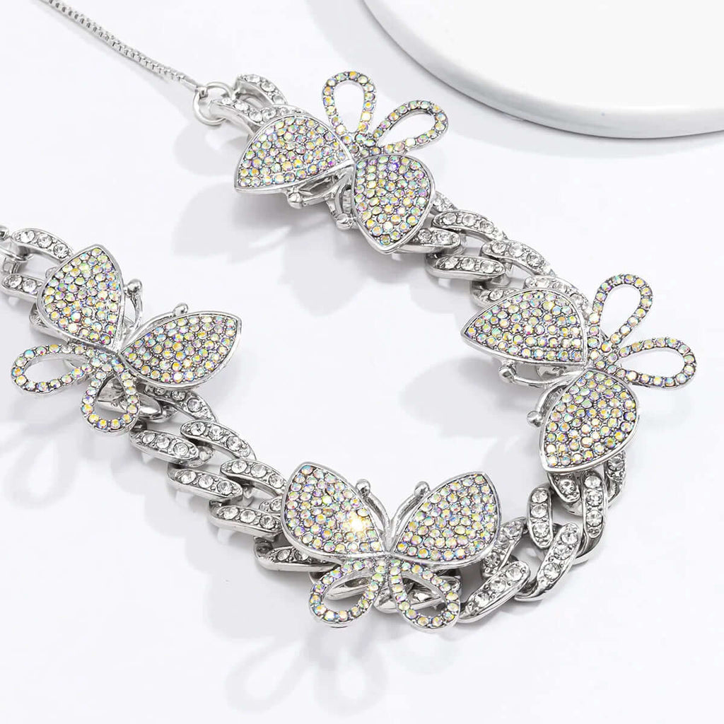Fashion Butterfly Color Necklace-DESTINY