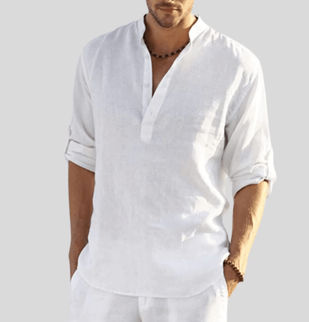 Elegant linen shirt for men - Thomas-DESTINY