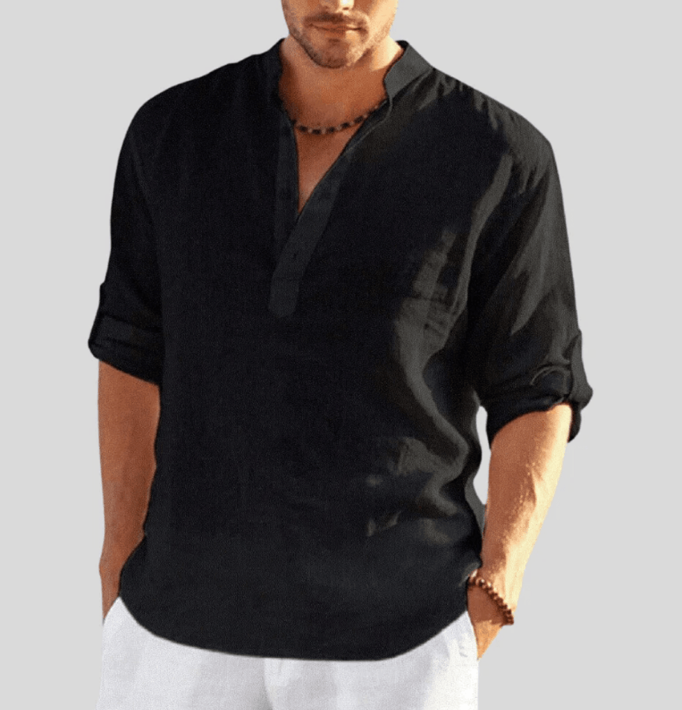 Elegant linen shirt for men - Thomas-DESTINY