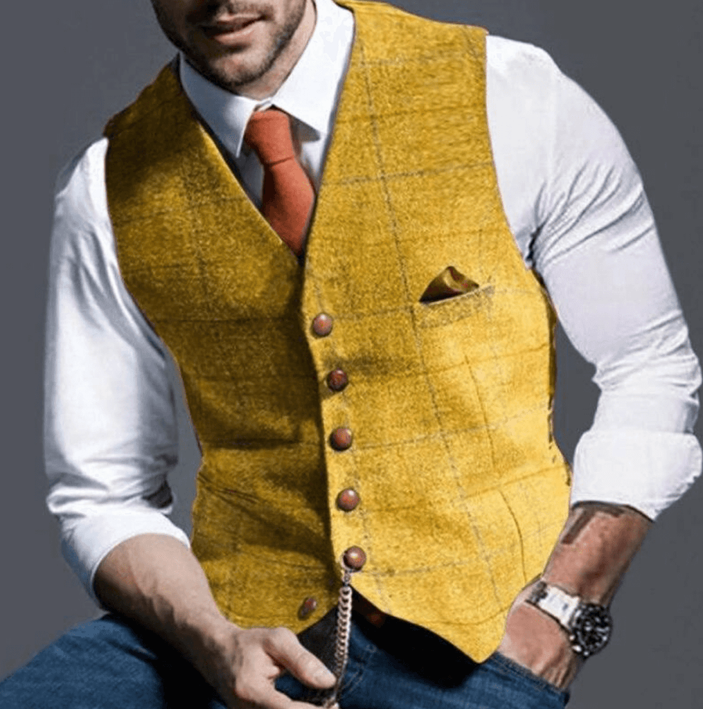 Craig - Elegant men's waistcoat-DESTINY