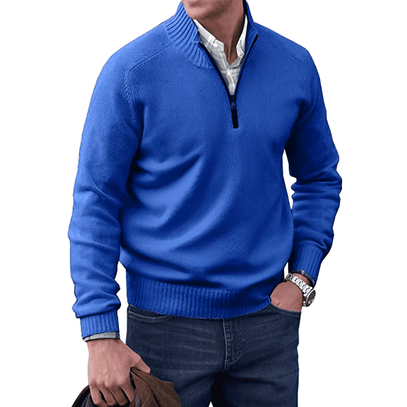 ALBIE - ELEGANT SWEATER WITH ZIPPER-DESTINY