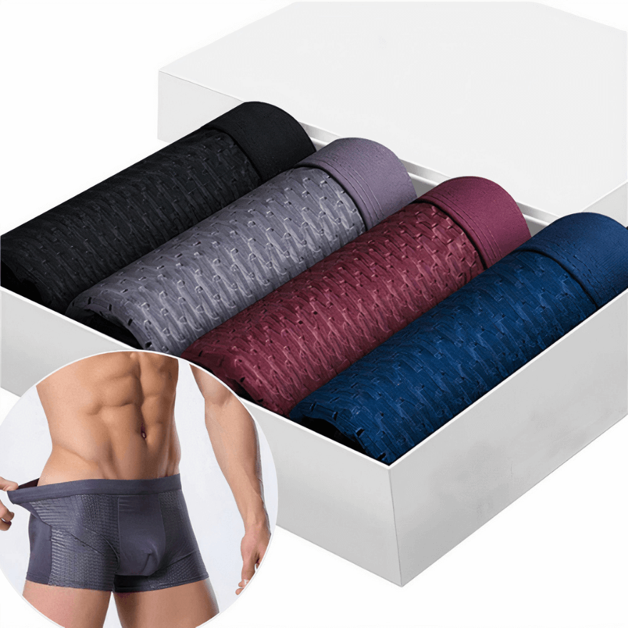 Bamboo boxer shorts ( 5 + 5 FREE ) Kaiser-DESTINY