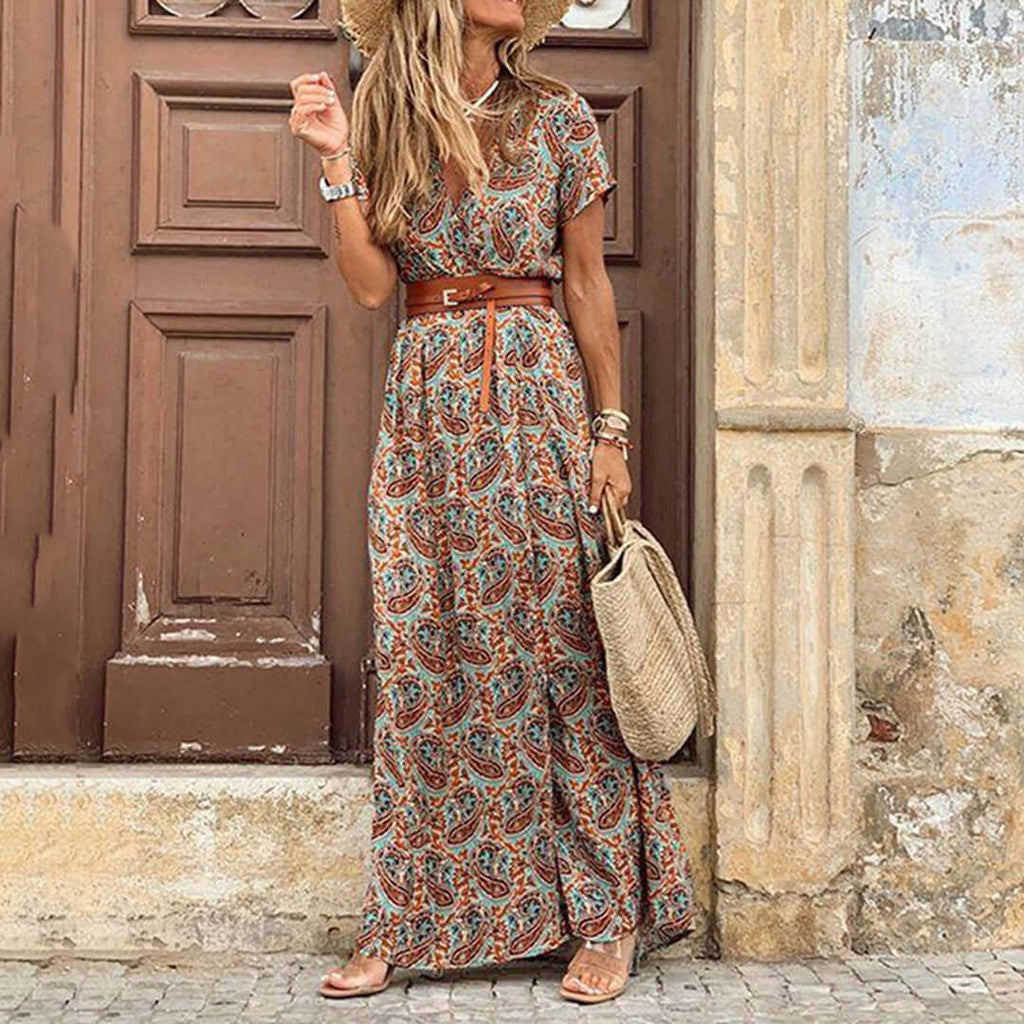 A chic and comfortable bohemian dress-DESTINY