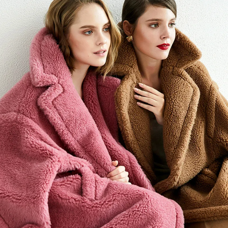 Long plush autumn coat - Ideal for layering-DESTINY