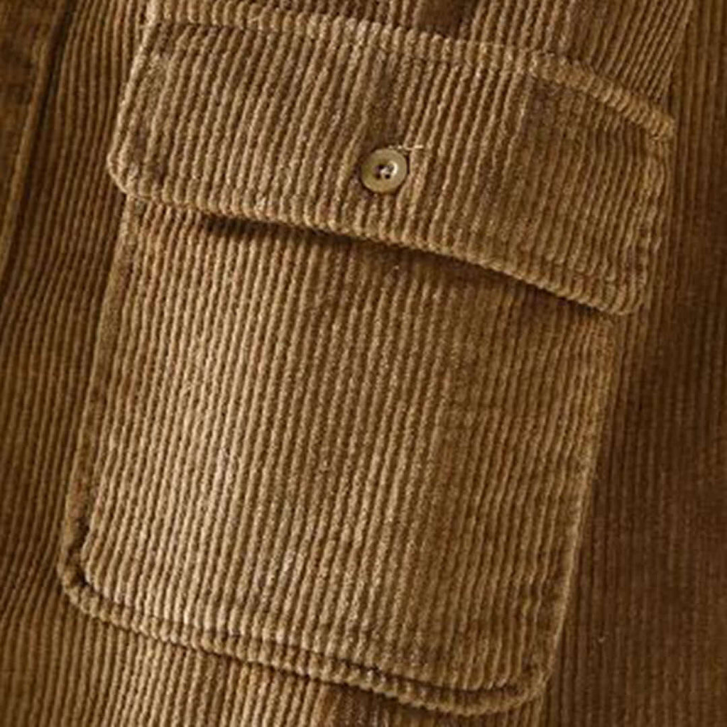 Abernathy - Men's corduroy winter shirt-DESTINY