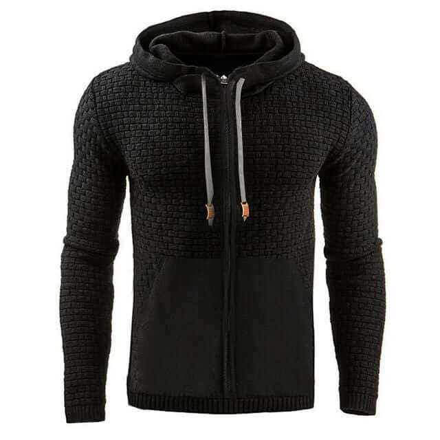 Hooded jumper with zip-DESTINY