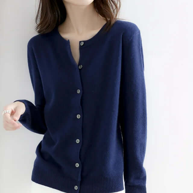 Ladies cardigan with buttons-DESTINY
