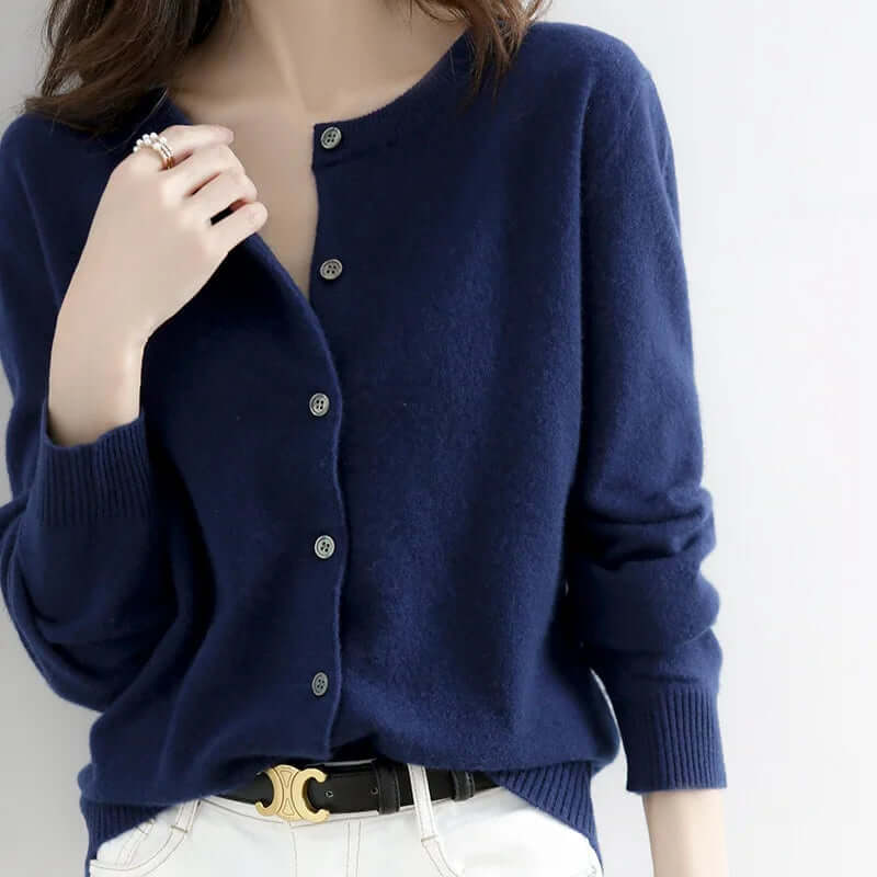 Ladies cardigan with buttons-DESTINY