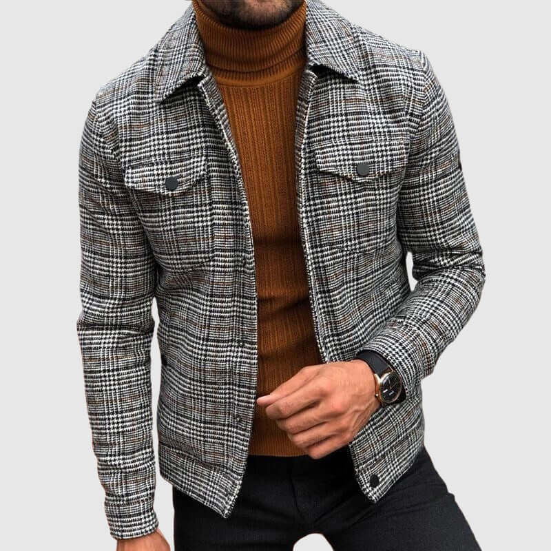 Tomas - Vintage checked jacket-DESTINY