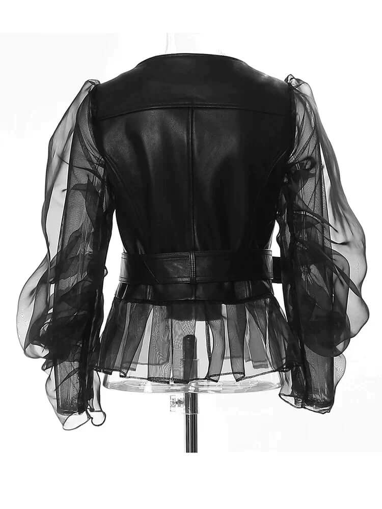 Ladies leather jacket-DESTINY