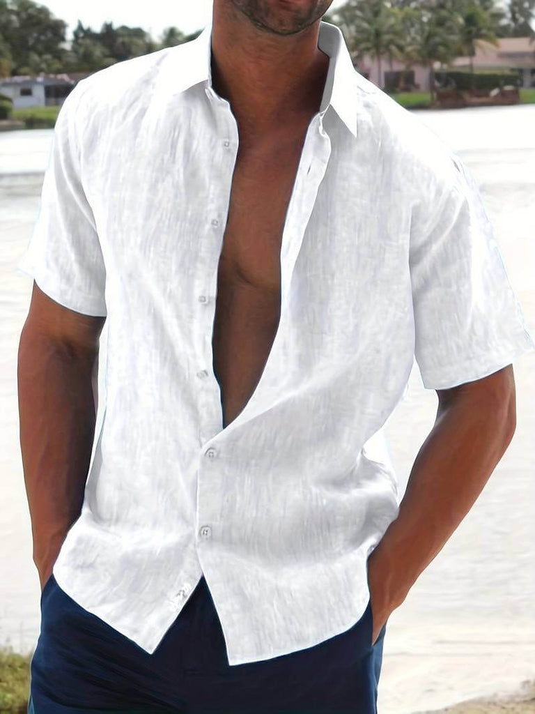 Eric – comfortable short-sleeved shirt for men-DESTINY