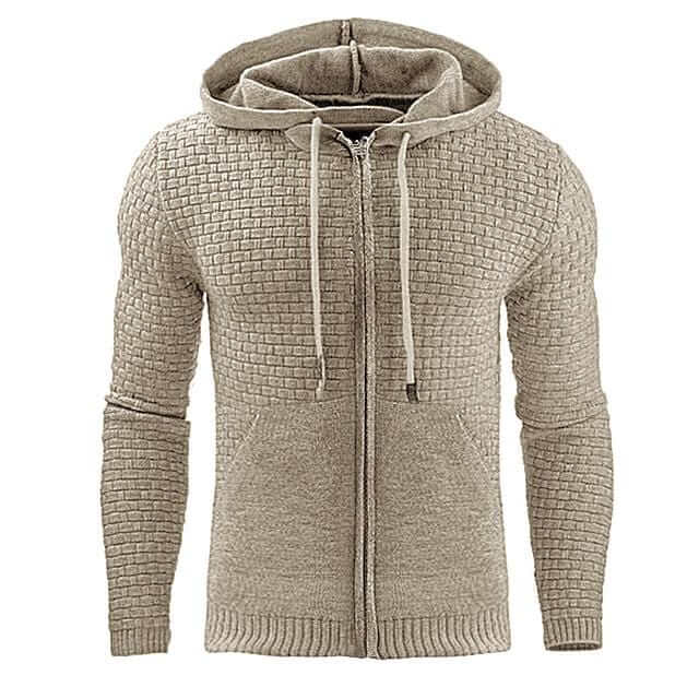 Hooded jumper with zip-DESTINY