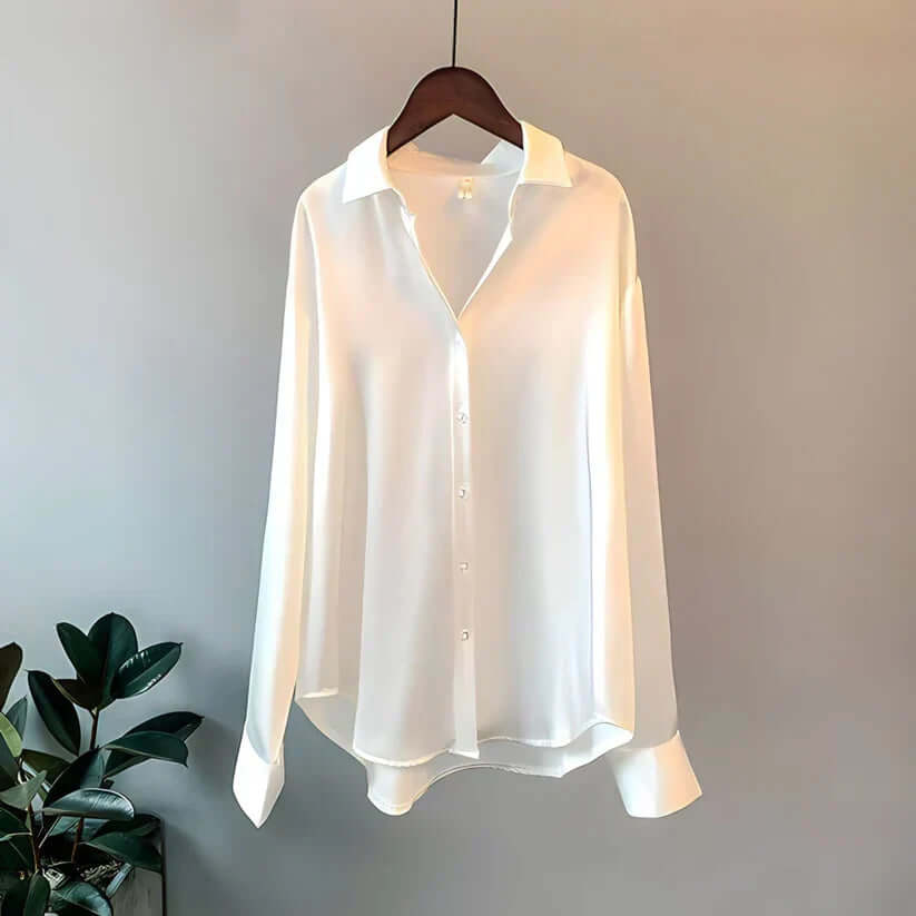 Fifine - women's silk-like shirt-DESTINY