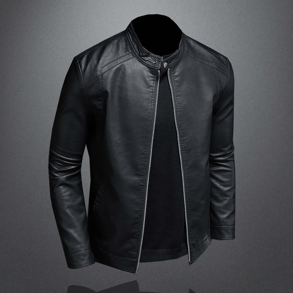 Dan Anthony Leather Moto Jacket-DESTINY