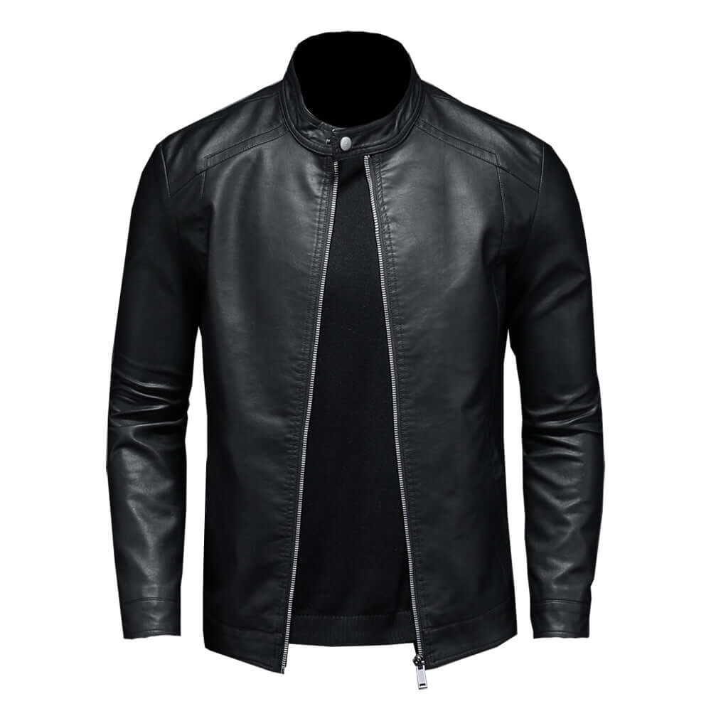 Dan Anthony Leather Moto Jacket-DESTINY