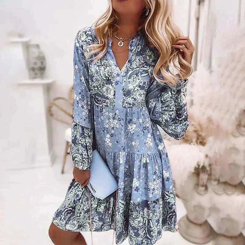 Floral dress - Radiant in summer-DESTINY