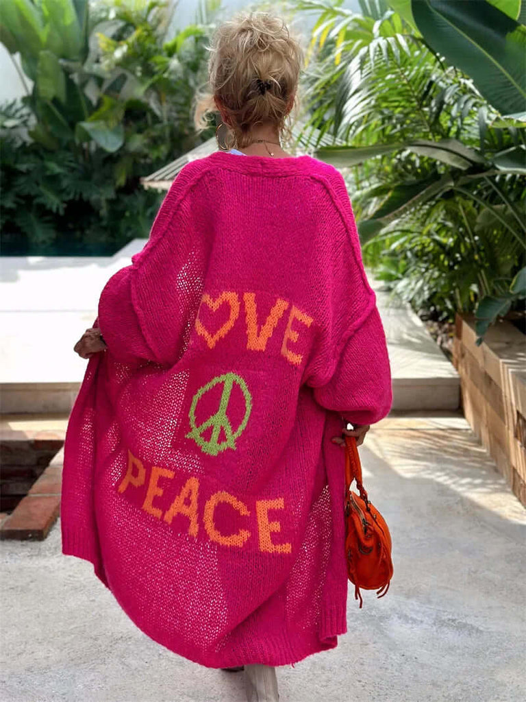 GAIA - Love And Peace Cardigan-DESTINY