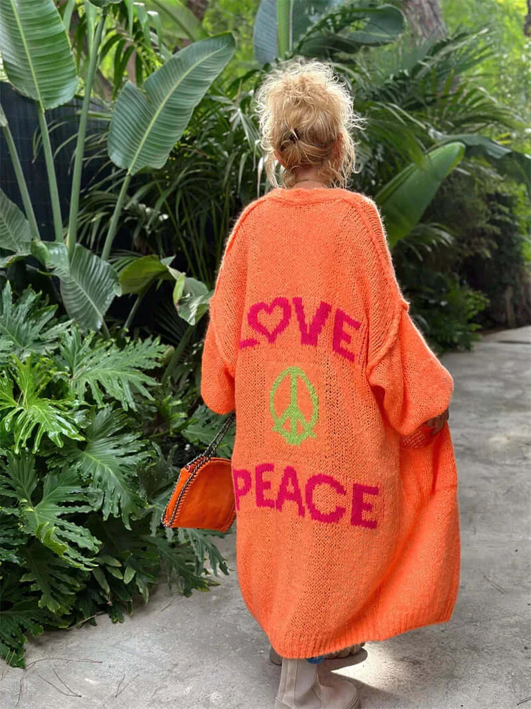GAIA - Love And Peace Cardigan-DESTINY