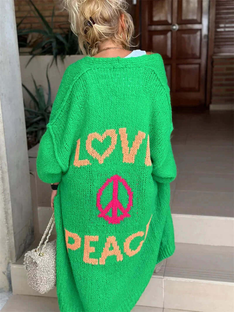 GAIA - Love And Peace Cardigan-DESTINY