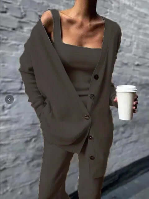 Knitted Three-Piece Set-DESTINY