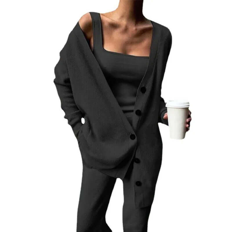 Knitted Three-Piece Set-DESTINY