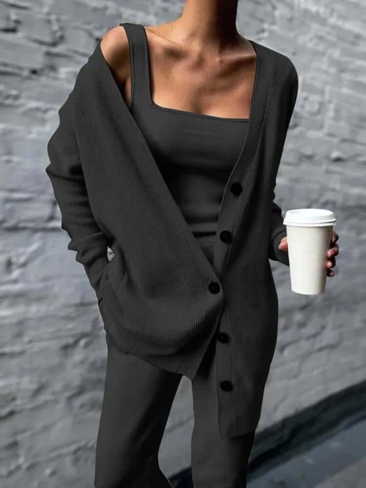 Knitted Three-Piece Set-DESTINY