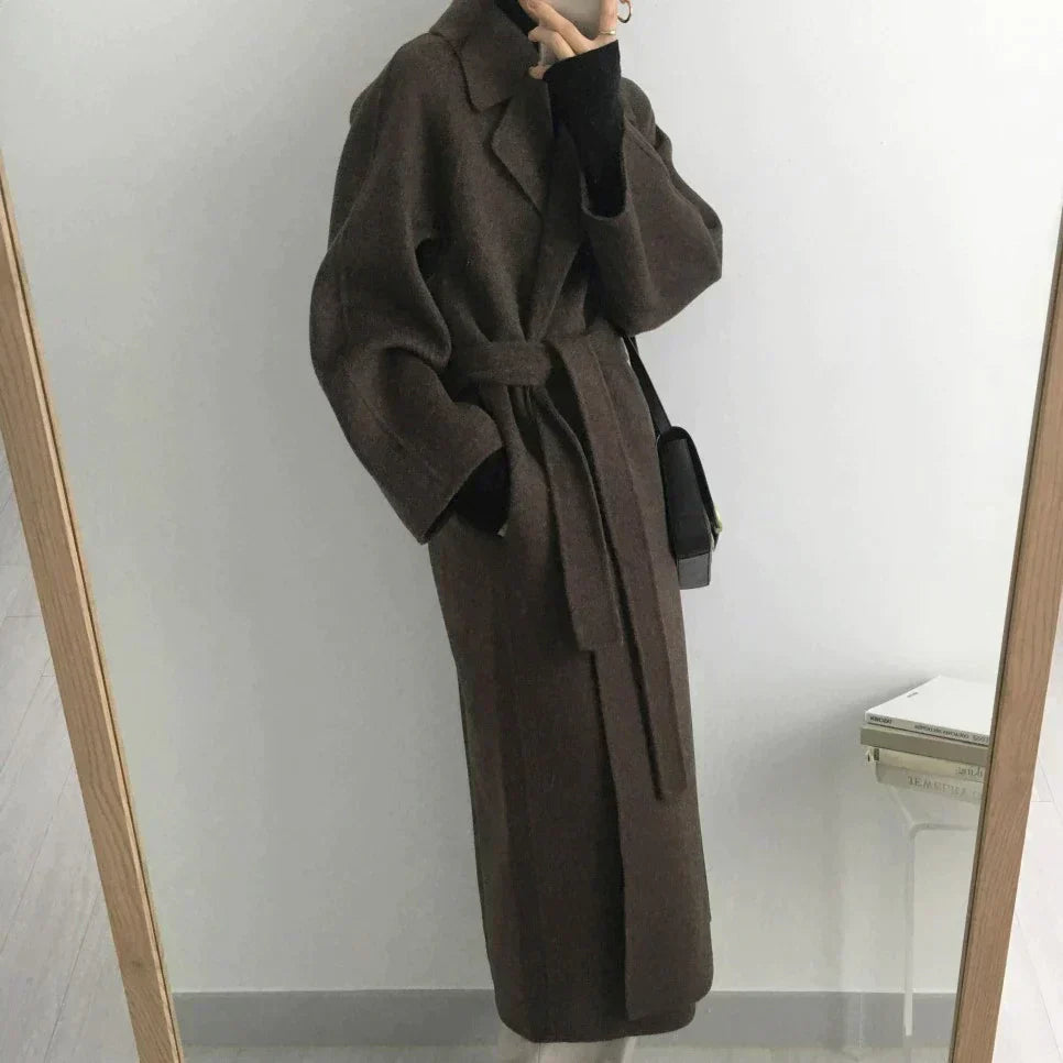 Classic warm long winter coat for women - Comfortable and versatile-DESTINY