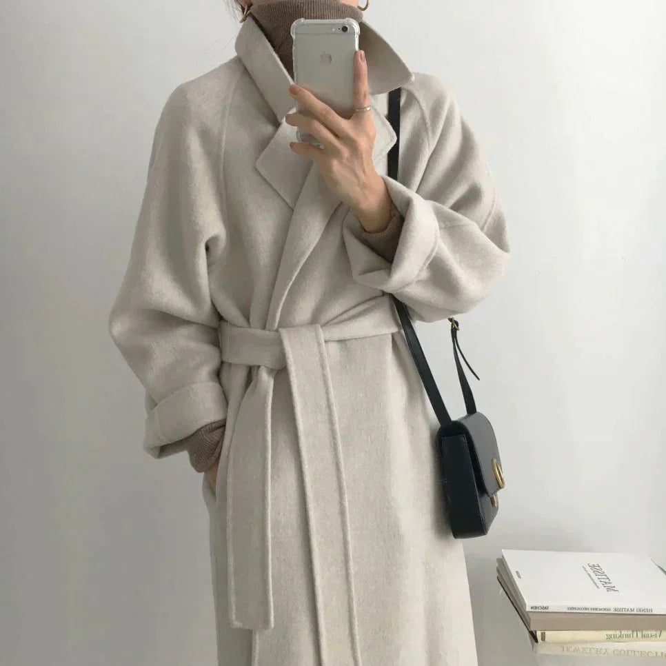 Classic warm long winter coat for women - Comfortable and versatile-DESTINY