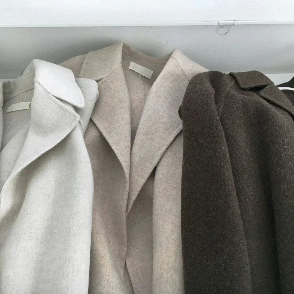 Classic warm long winter coat for women - Comfortable and versatile-DESTINY