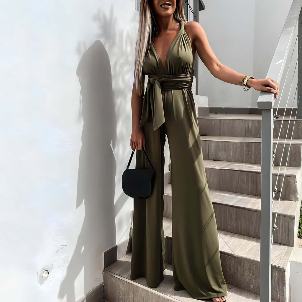 Blake - Summer jumpsuit with wide leg pants-DESTINY