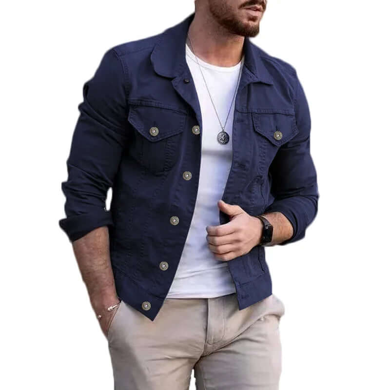Ben - Stylish denim jacket-DESTINY