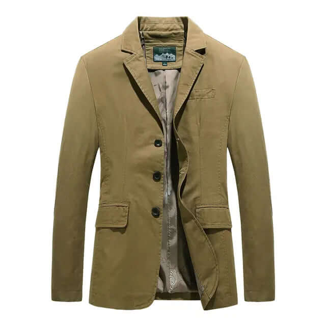 Men's Multi-Pocket Single-Button Blazer-DESTINY