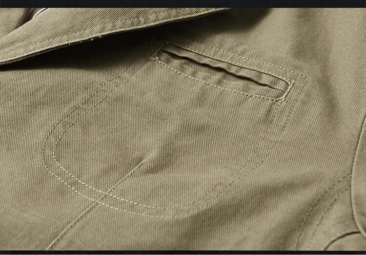 Men's Multi-Pocket Single-Button Blazer-DESTINY