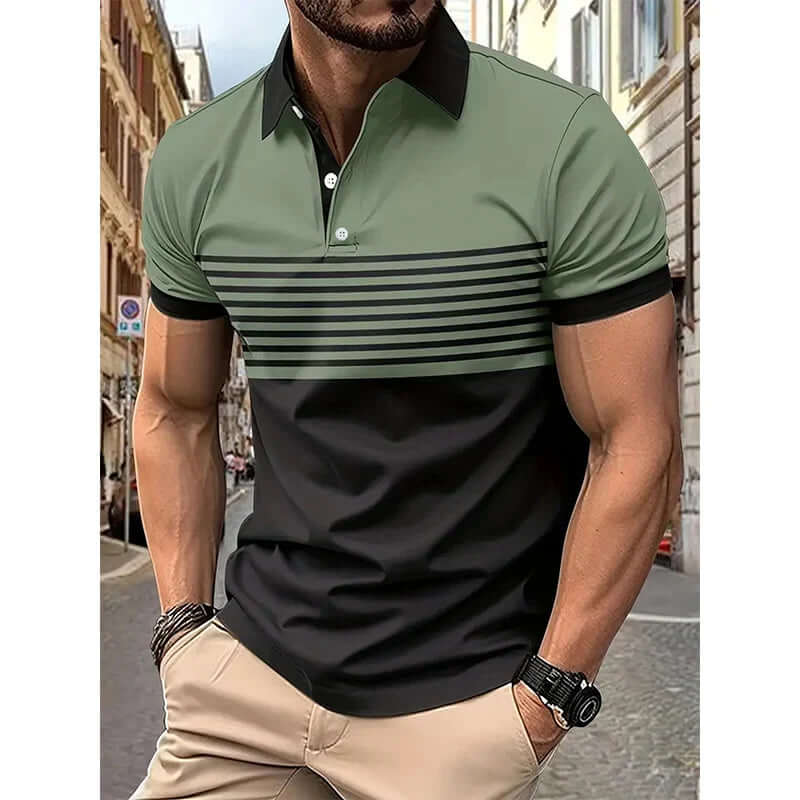Men's Business Casual Polo Shirt-DESTINY