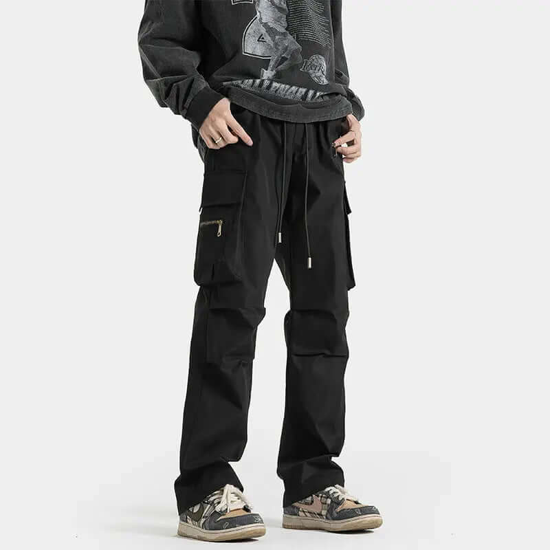 Hudson - Tactical cargo trousers with multi-pocket design-DESTINY