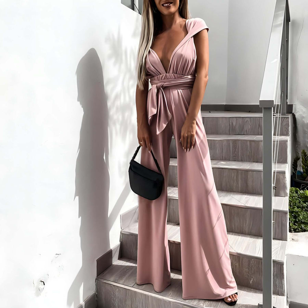 Blake - Summer jumpsuit with wide leg pants-DESTINY