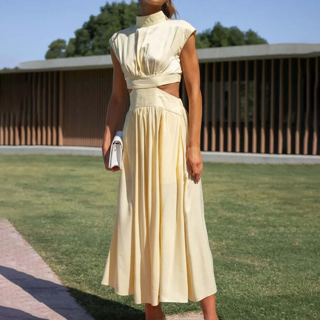 Beatrix - Elegant sleeveless dress-DESTINY