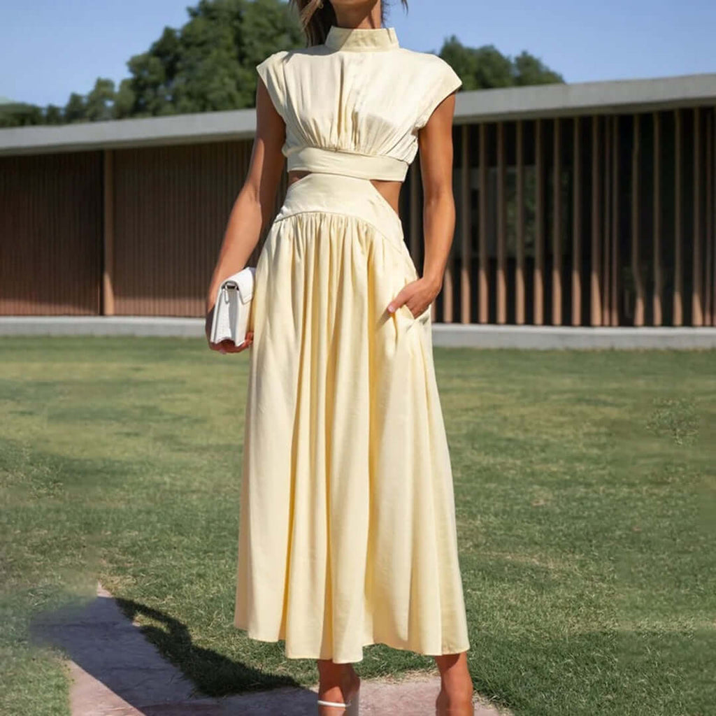 Beatrix - Elegant sleeveless dress-DESTINY