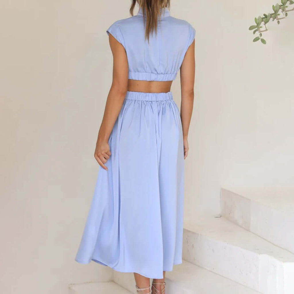 Beatrix - Elegant sleeveless dress-DESTINY