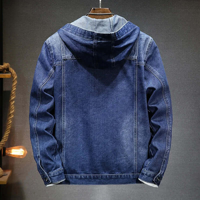 Reynan - Denim hooded jacket-DESTINY