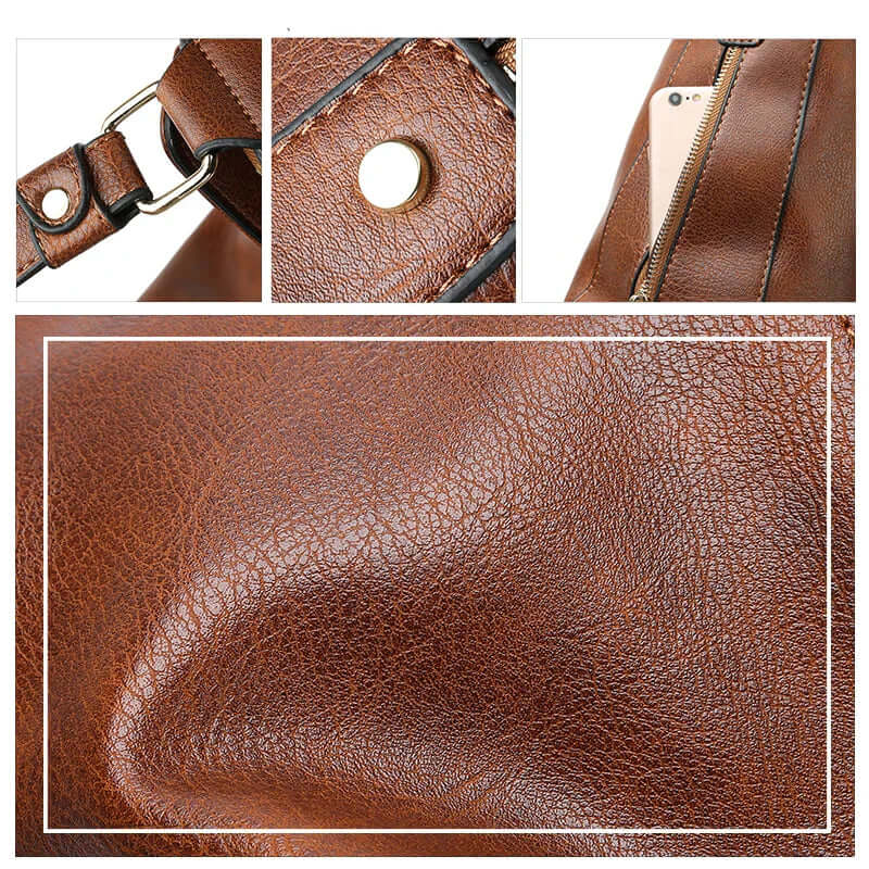 Large PU leather bag for women-DESTINY