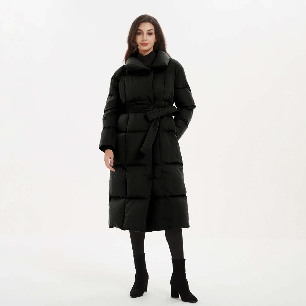 Noemi - Coat with belt-DESTINY